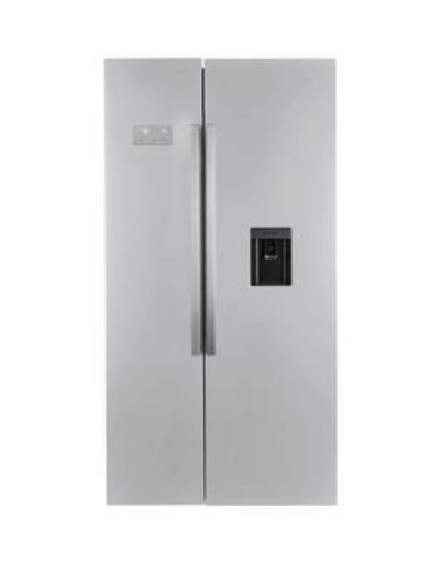 Beko Asd241X Ecosmart American-Style Fridge Freezer With Non Plumbed Water Dispenser - Stainless Steel